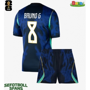 Brasilien Bruno Guimaraes #8 Bortaställ Barn VM 2026 Kortärmad (+ Korta byxor)